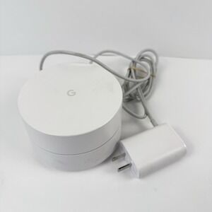 Google WIFI Access Point Router AC-1304 WIFI Google Mesh w/ Power Cord Tested